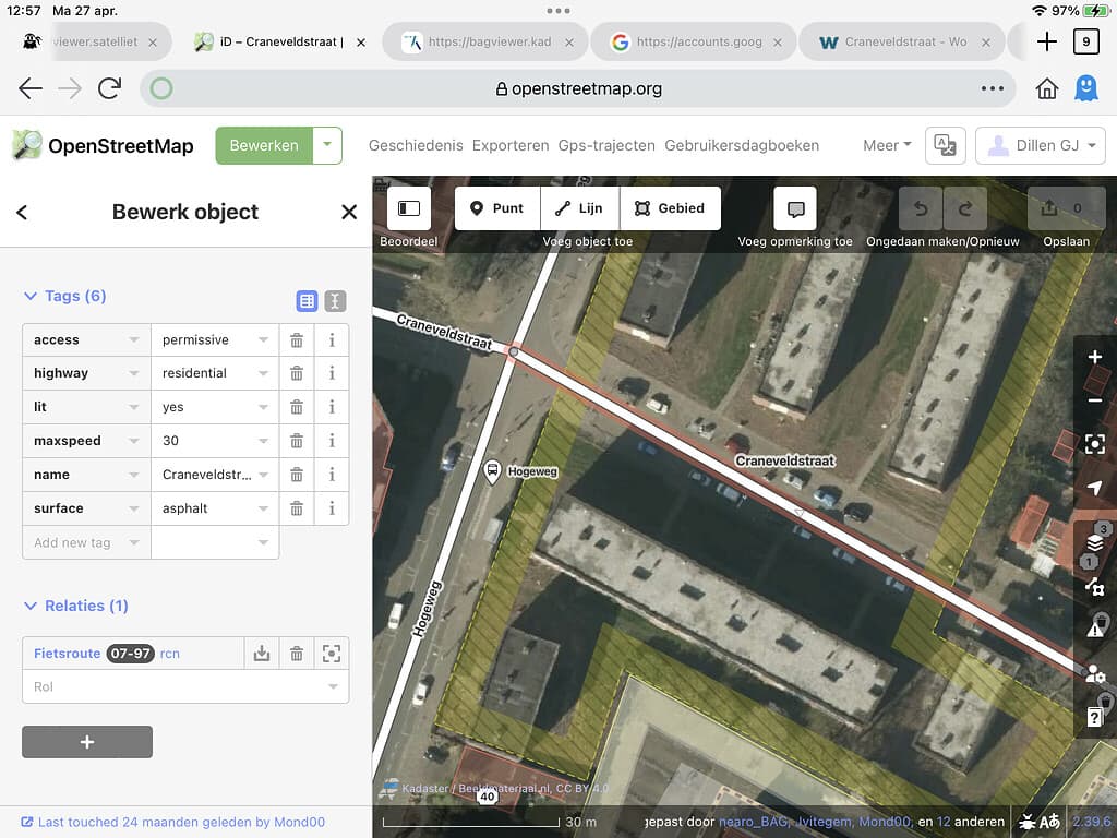 Is access=permissive voor bouw-verkeer & -personeel op deze straat zo geoorloofd?