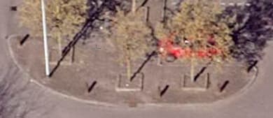 Bestraat onderdeel, parking